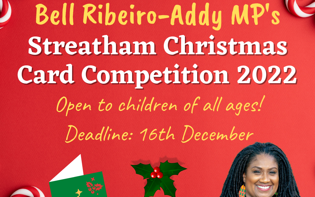 Streatham Christmas Card Competition 2022