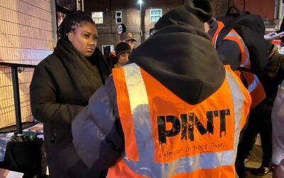 Joining PINT Giving’s Weekly Food Distribution Session Outside Streatham Odeon