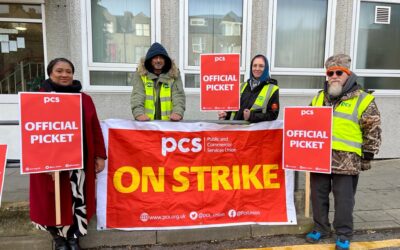 Supporting Streatham Job Centre Workers on the Picket Line